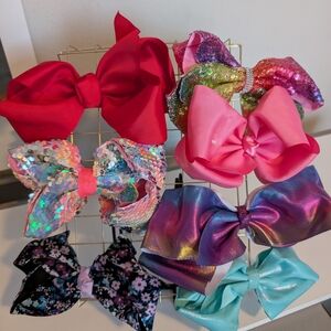 Colorful Hair Bow Set